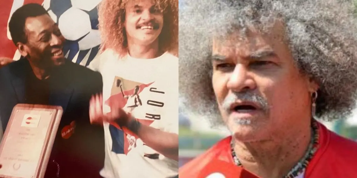 Carlos Valderrama lamentó la muerte del Rey Pelé.