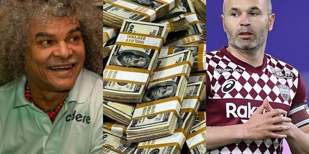 Carlos Valderrama tiene un millonario negocio similar al de Andrés Iniesta, en el vídeo que está abajo te contamos los detalles ⬇️⬇️⬇️