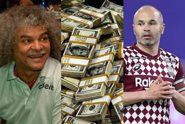 Carlos Valderrama tiene un millonario negocio similar al de Andrés Iniesta, en el vídeo que está abajo te contamos los detalles ⬇️⬇️⬇️