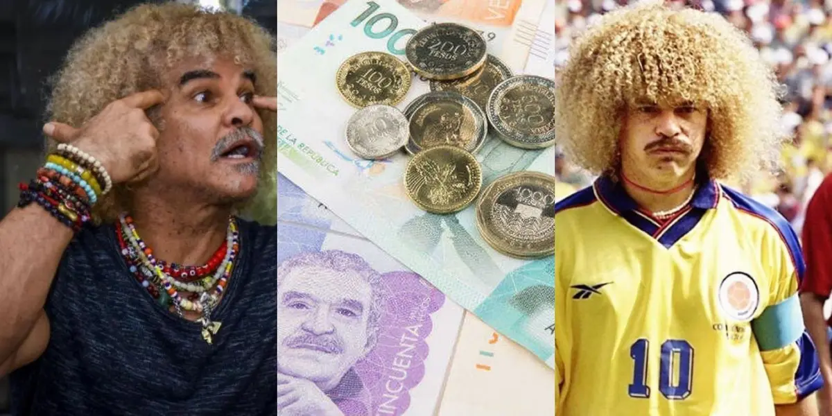 Carlos Valderrama tuvo un peculiar destino con su primer sueldo como jugador.