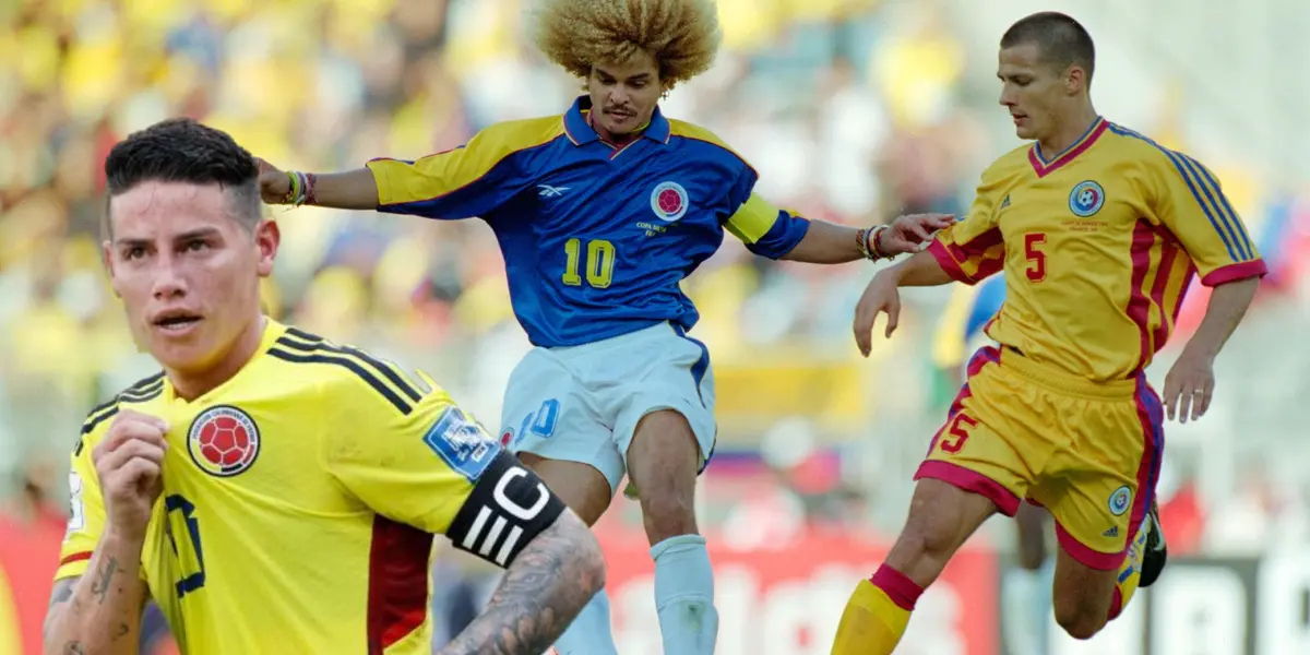 Carlos Valderrama y James Rodríguez- Fotos: FIFA y El Heraldo