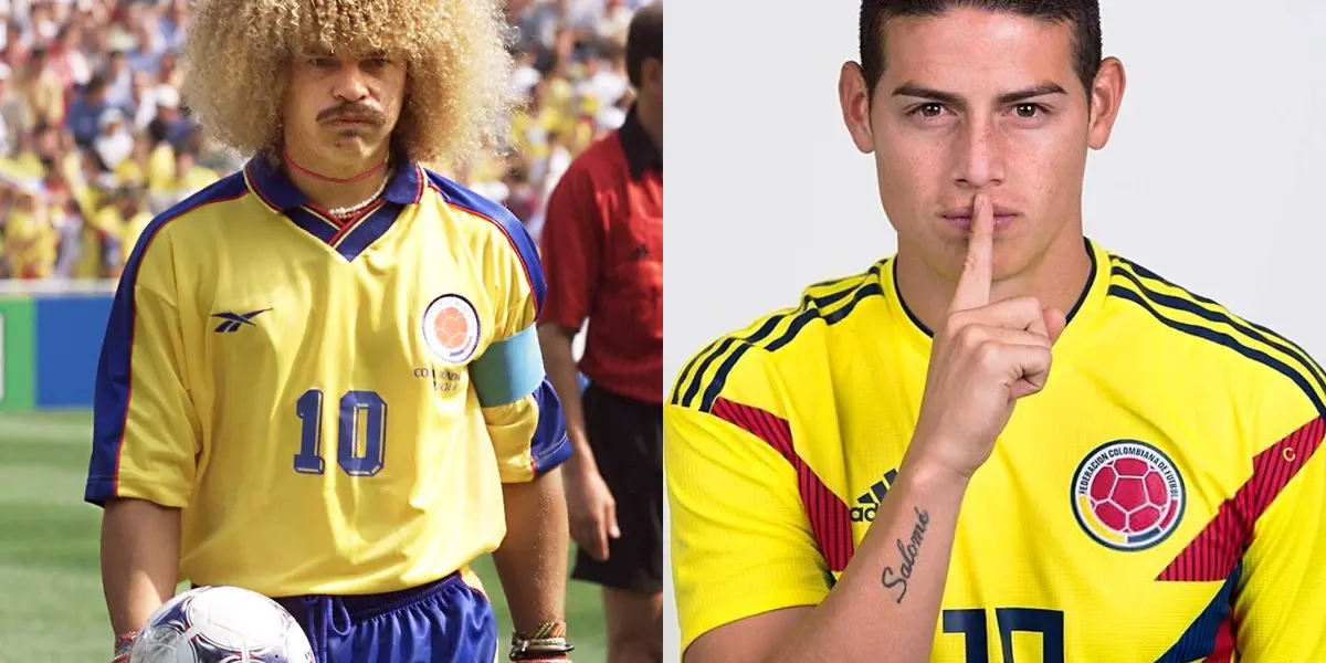Carlos Valderrama y James Rodríguez son dos grandes cracks colombianos, los cuales siempre han sido enfrentados para ver quién fue el mejor. Es interesante analizar sus números.