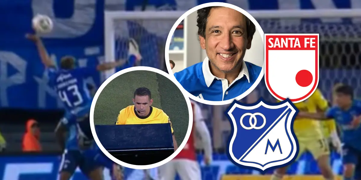 Casale reacciona al arbitraje de Ortega: “Así es imposible competir”. Mira lo que dijo Foto: Antonio Casale, Captura de Win Sports y Escudoteca