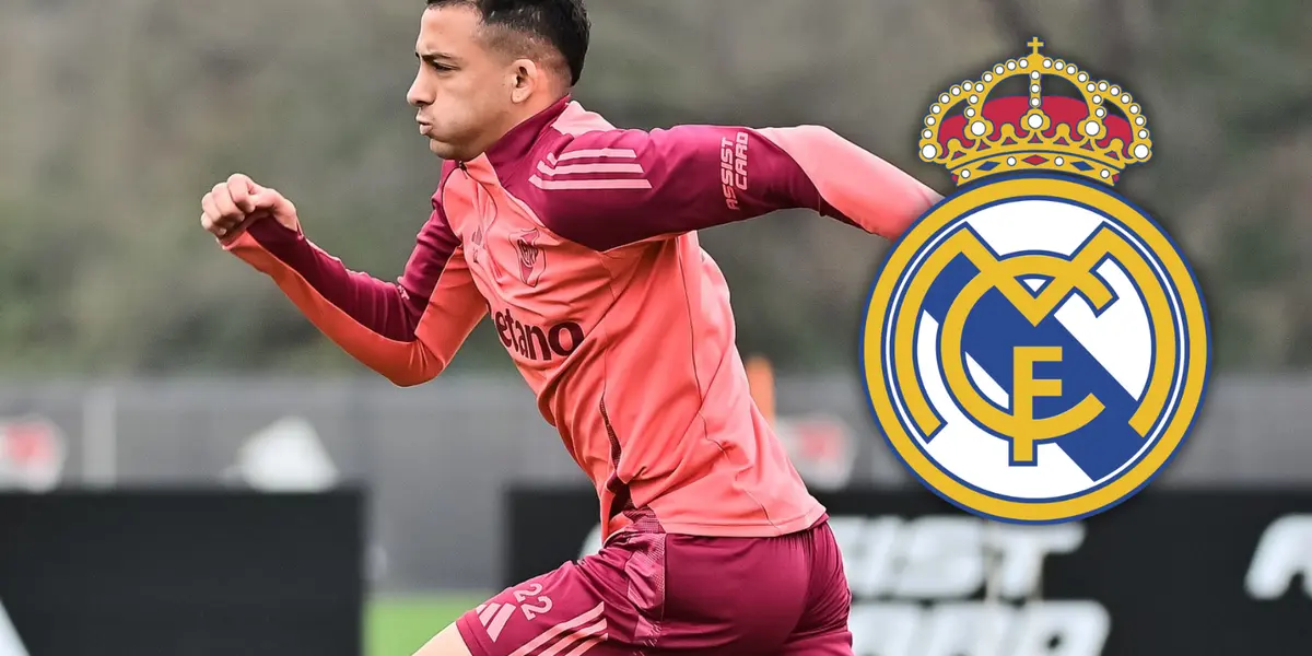 Castaño llega a River por 14 millones y se revive la venta récord al Real Madrid.  Foto: Escudoteca y River Plate