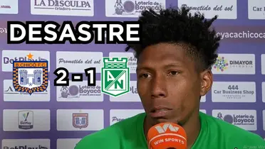 Castro habló en la rueda de prensa. Foto captura de pantalla de rueda de prensa DIMAYOR