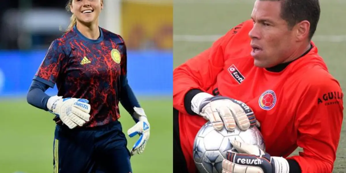 Catalina Pérez hizo recordar al histórico Óscar Córdoba en una triple atajada bajo los tres palos.