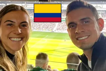 Catalina Pérez tuvo un emotivo gesto con Rafael Santos Borré en Alemania.