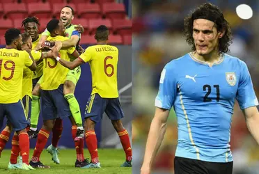 Cavani estuvo bastante triste y molesto tras perder contra Colombia y rompió el silencio al dar su opinión.