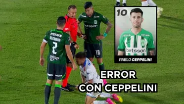 Ceppelini sin apoyo en Paraguay. Foto captura de pantalla de ESPN, titular de Nacional de Twitter @nacionaloficial.