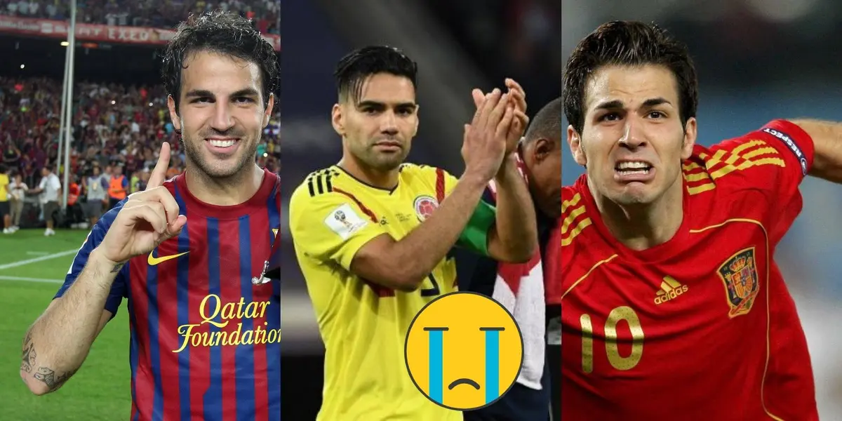 Cesc Fàbregas ex compañero de Radamel Falcao.