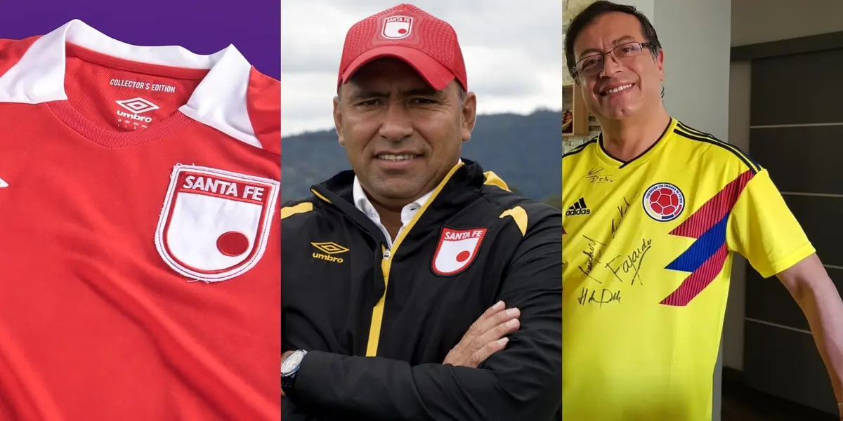 Circula una información del posible despido de Harold Rivera del Club Independiente Santa Fe y Gustavo Petro llevó del bulto con ese tema.