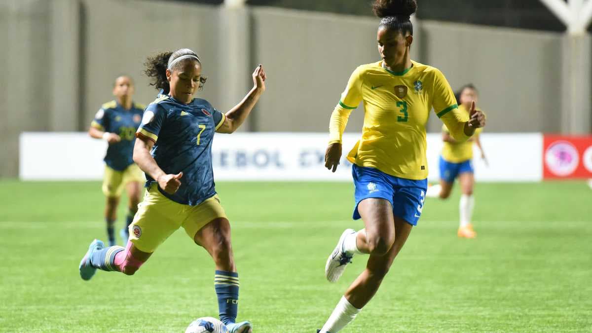 Colombia cae 3x0 ante la poderosa Brasil por el inicio de los cuadrangulares finales que dan un cupo al Mundial de Costa Rica.