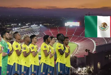 Colombia está jugando ante México en un amistoso que se disputa en Estados Unidos