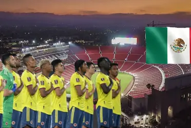 Colombia está jugando ante México en un amistoso que se disputa en Estados Unidos  