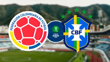 Colombia vs Brasil Foto: Escudoteca y Conmebol