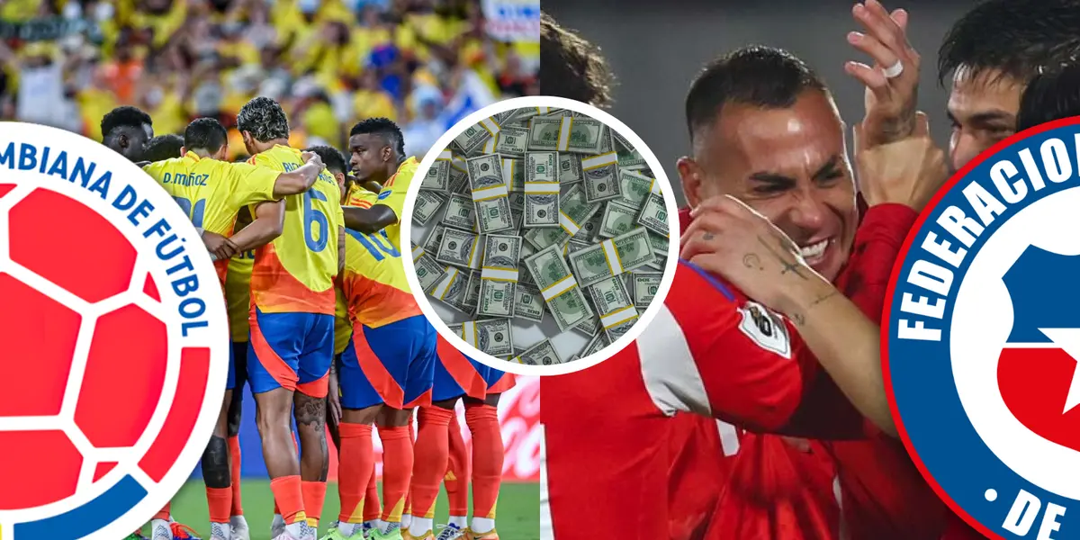 Colombia vs Chile Foto: AFP, ESPN y Escudoteca