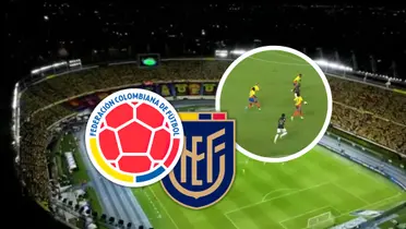 Colombia vs Ecuador Foto: Captura de Youtube RCN y Escudoteca