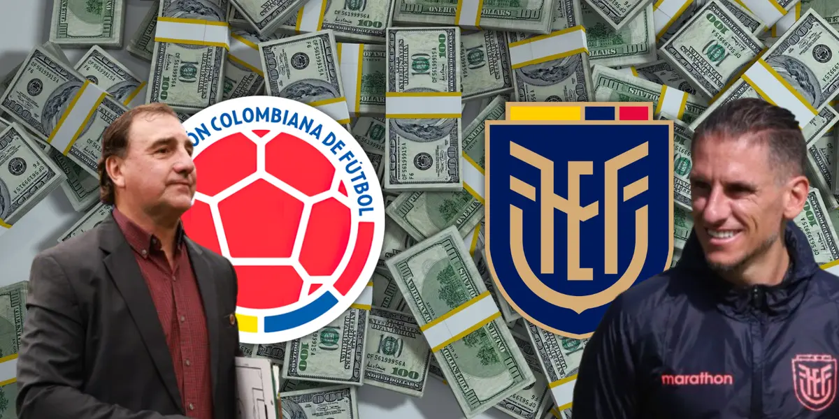 Colombia vs Ecuador Foto: El Comercio, El Tiempo, Pexels y Escudoteca