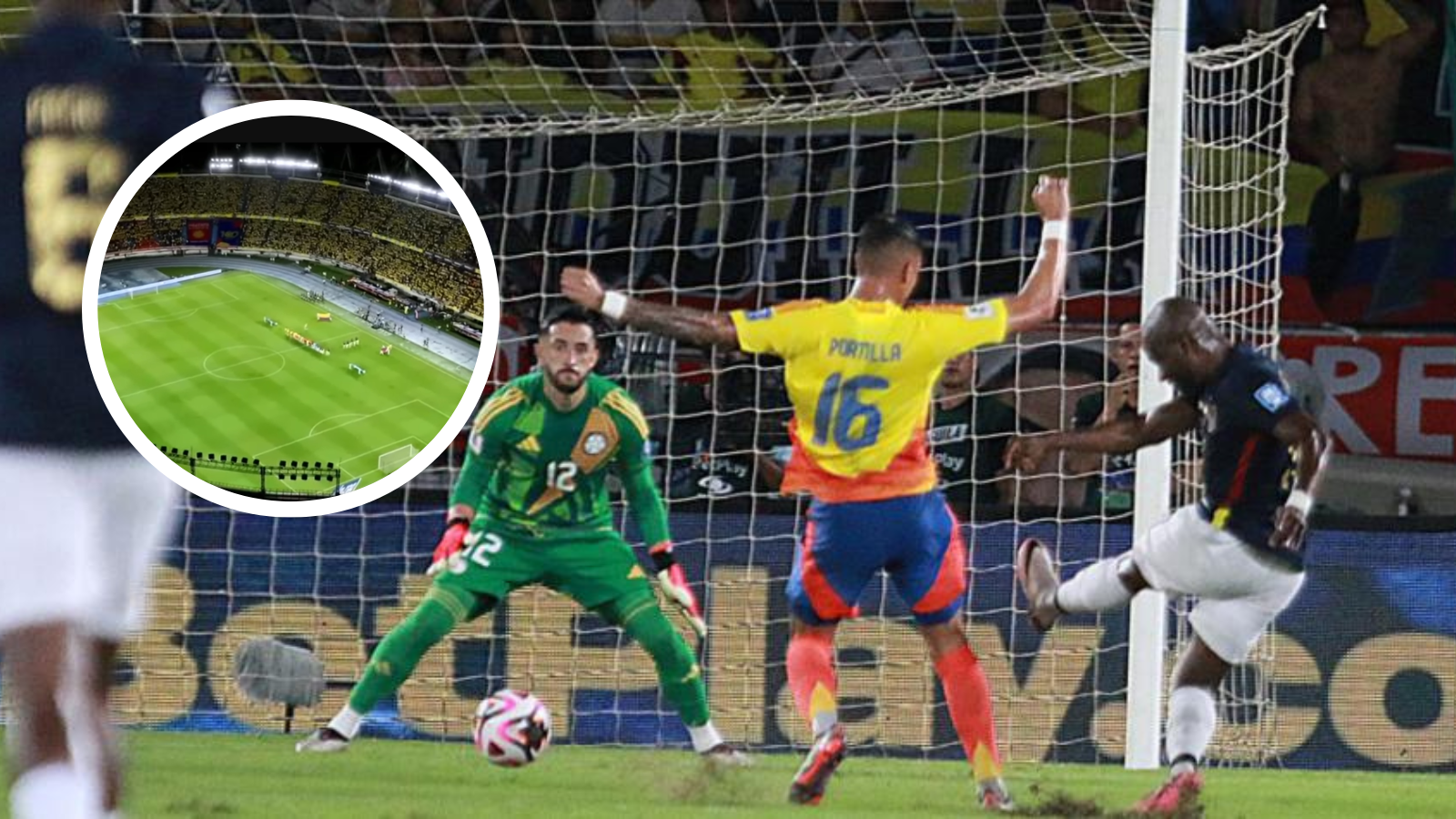 Colombia vs Ecuador Foto: Noticias Caracol y Captura de YouTube