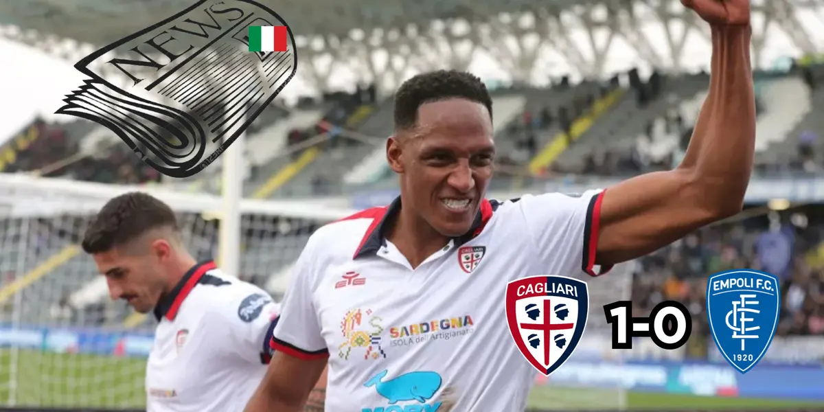 Colombiano fue titular en la victoria de su equipo que sigue peleando la zona baja en Italia. FOTO: Gol Caracol