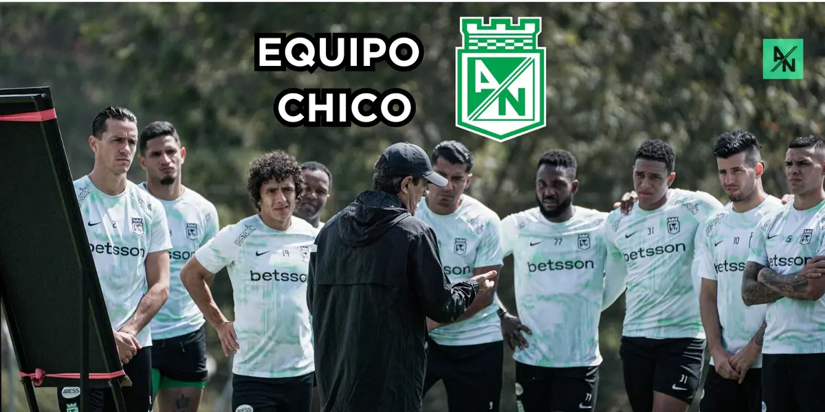 Comparan a Nacional con un equipo chico. Foto tomada de Twitter @nacionaloficial y logo de Wikipedia.