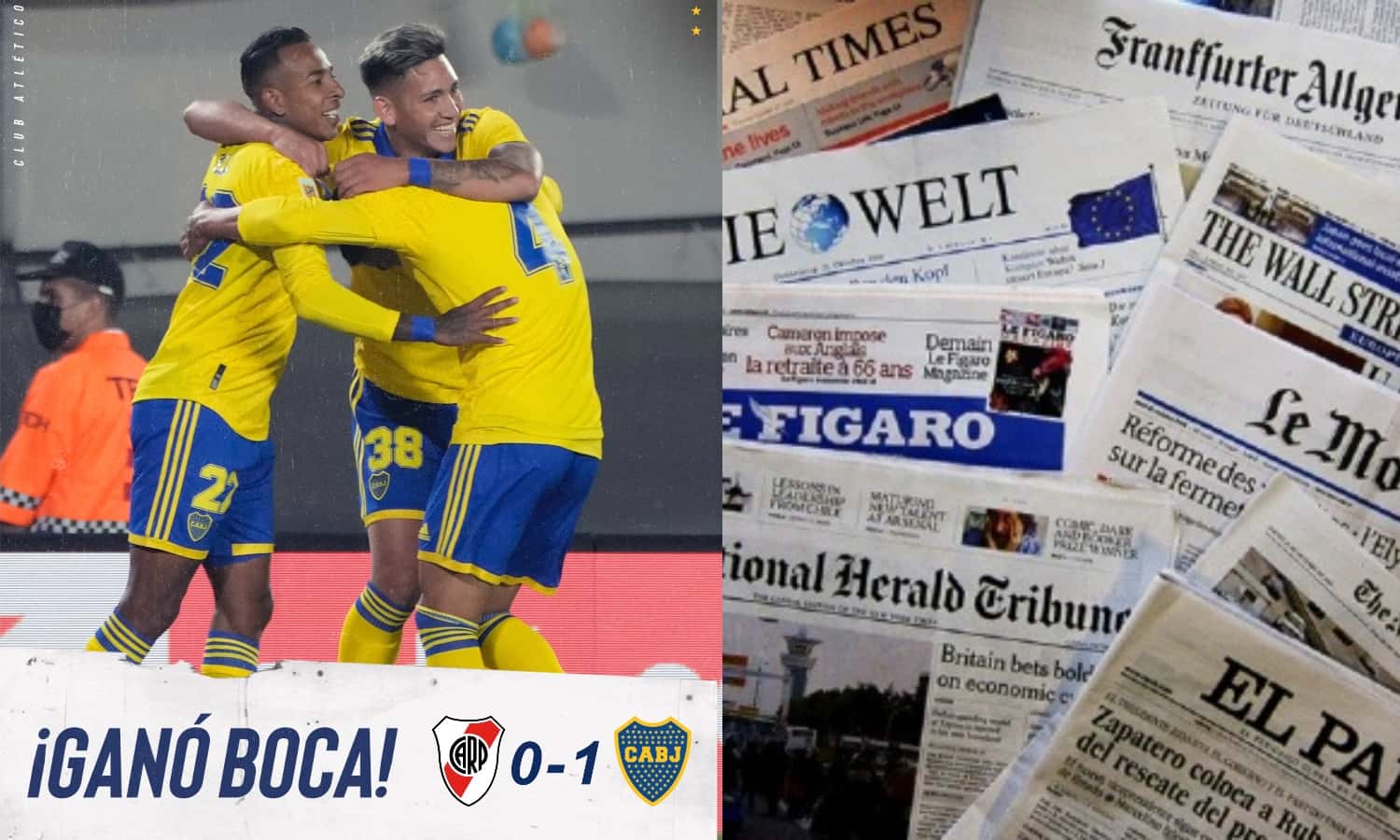 Con este gol Boca Juniors se alzó en una nueva versión del clásico argentino.