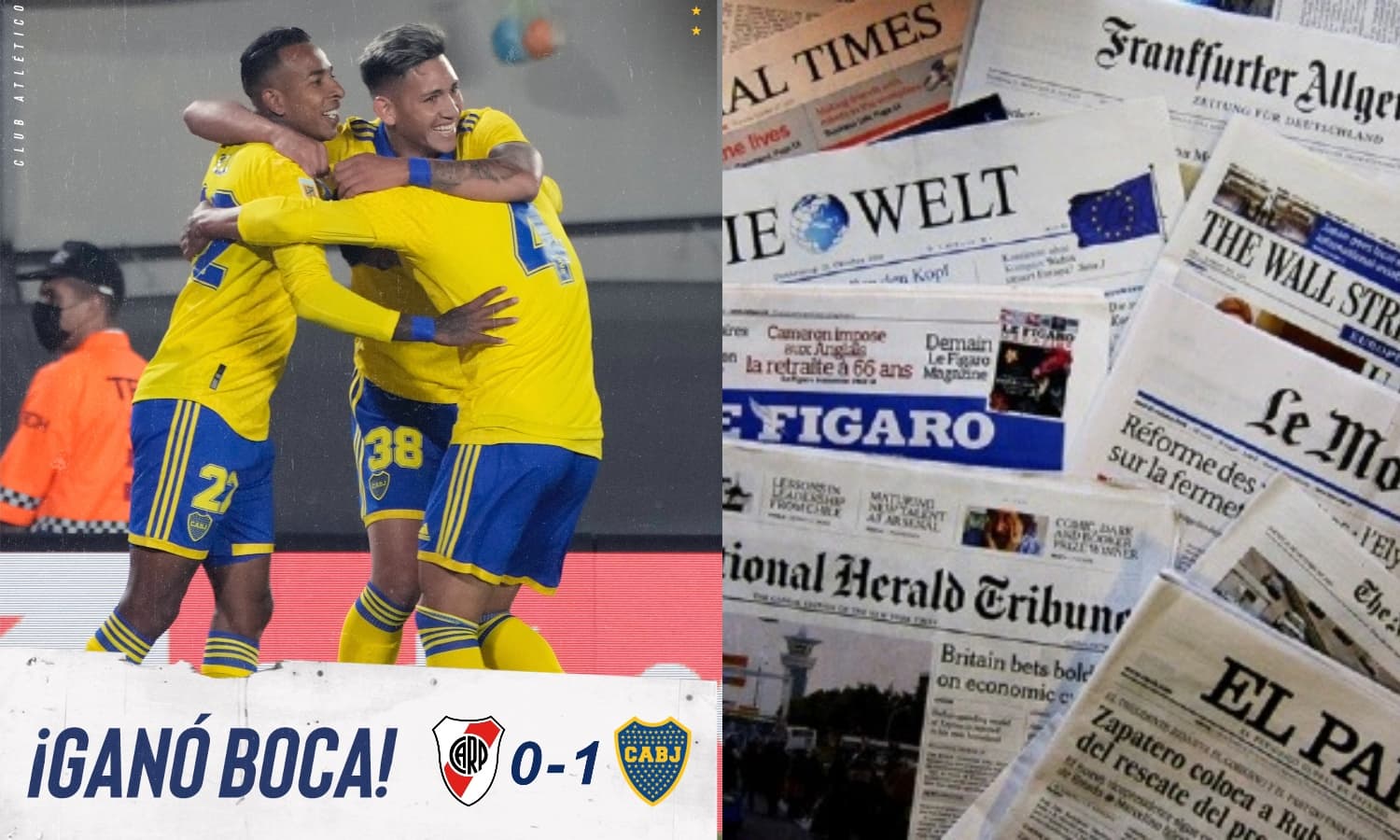 Con este gol Boca Juniors se alzó en una nueva versión del clásico argentino.