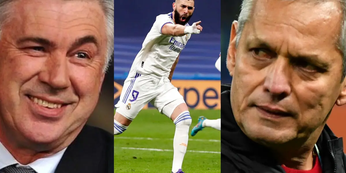 Con una demostración mágica de como manejar un grupo, Carlo Anchelotti le mandó una indirecta al entrenador colombiano.