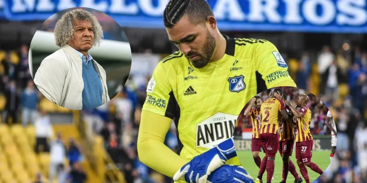 Con uno menos Millonarios, insólito regalo de Álvaro Montero vs Deportes Tolima