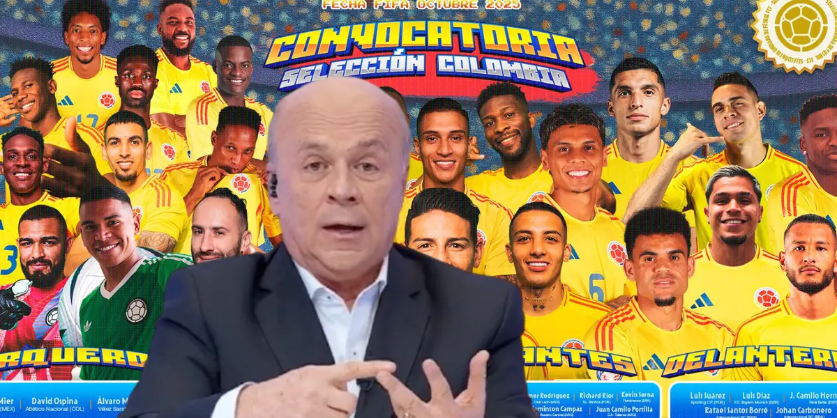 Conoce la mención de Carlos Antonio Vélez respecto a los citados por Néstor Lorenzo Foto: Captura de Win Sports y FCF