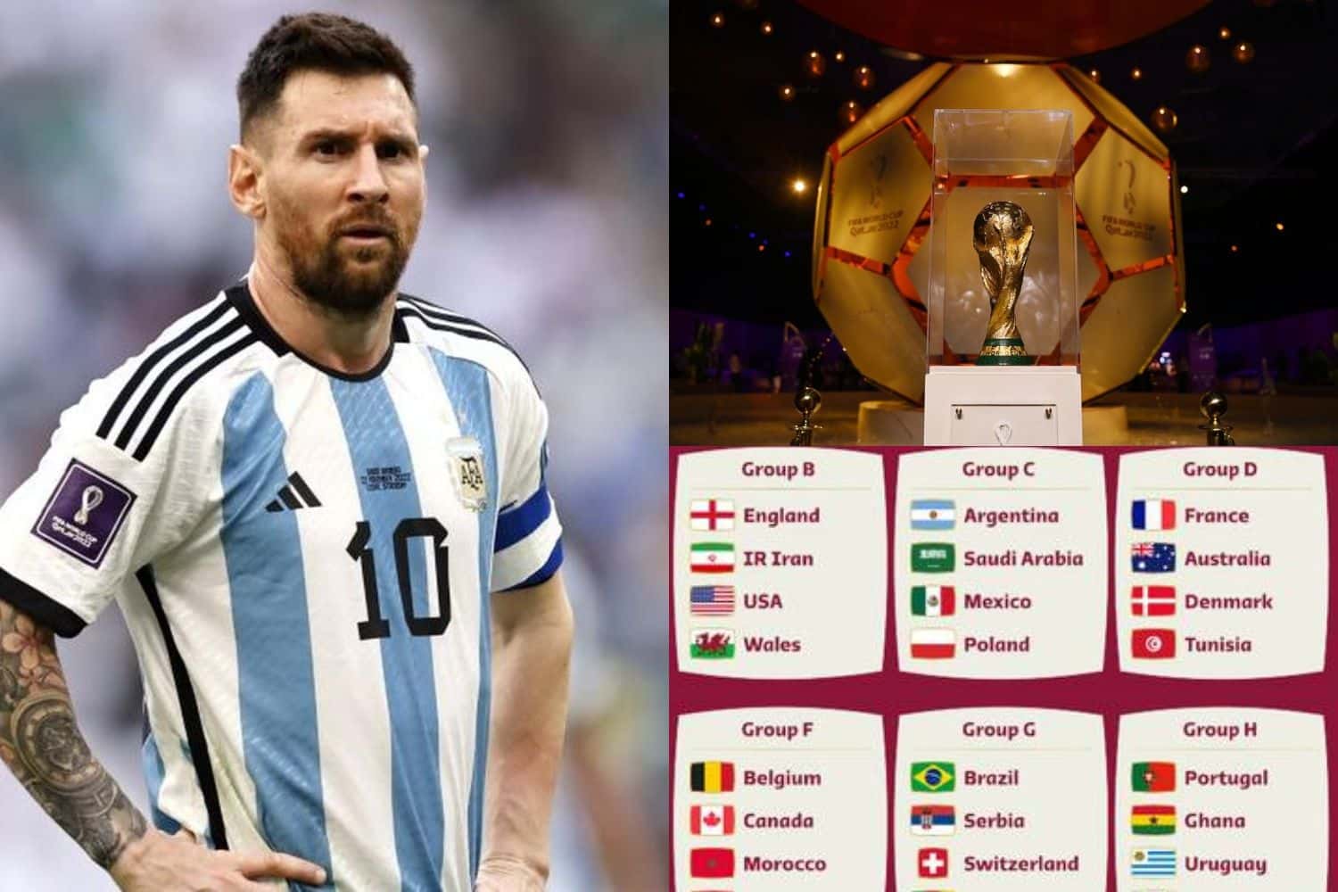 Continua la fase de grupos de la Copa Mundo de Catar 2022 y mañana será el turno del grupo C y D