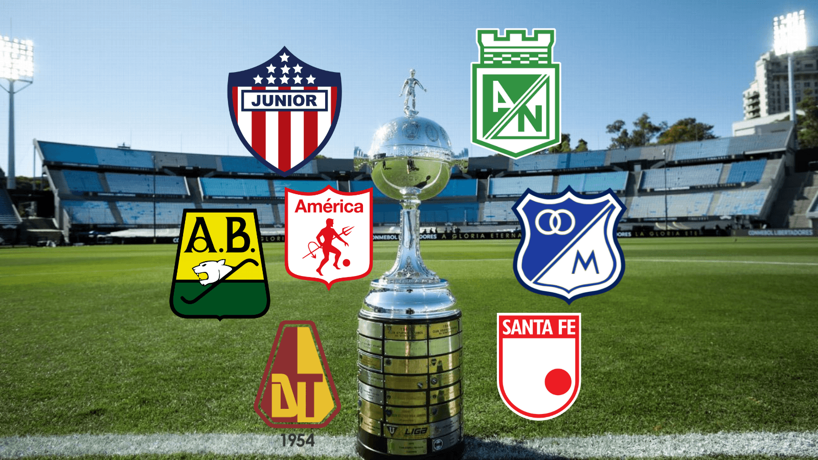 Copa Libertadores Foto: CONMEBOL y Escudoteca