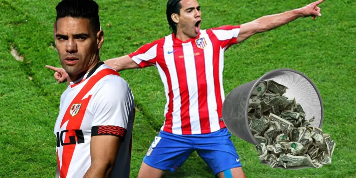 Costaba $ 257 mil millones y el nuevo precio de Radamel Falcao en Rayo Vallecano