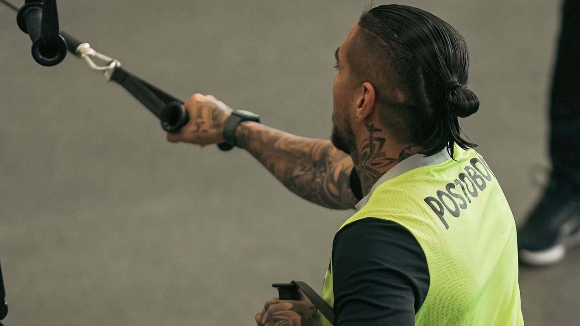 Cristian 'Chicho' Arango entrenando en Atlético Nacional - X @Nacionaloficial
