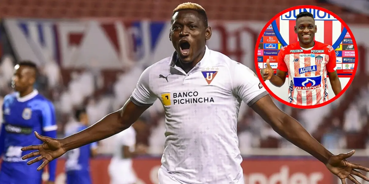 Cristián Martínez Borja con la camiseta de Liga de Quito - Fotos: Diario del Norte, Noticias Caracol