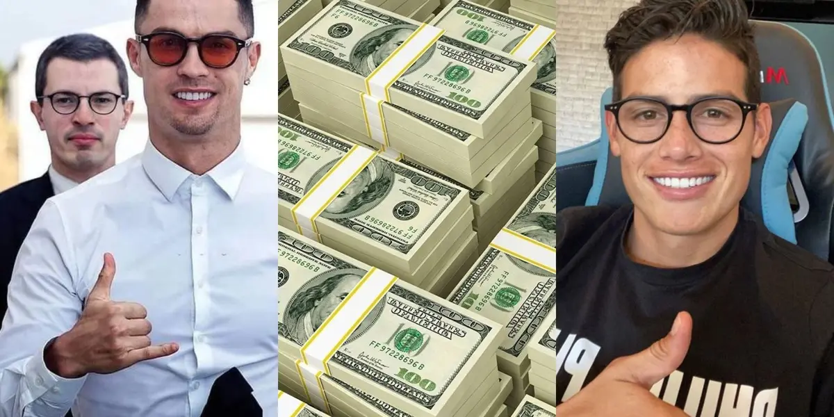 Cristiano Ronaldo anunció un millonario negocio que no anda en sus mejores días y allí está James Rodríguez.