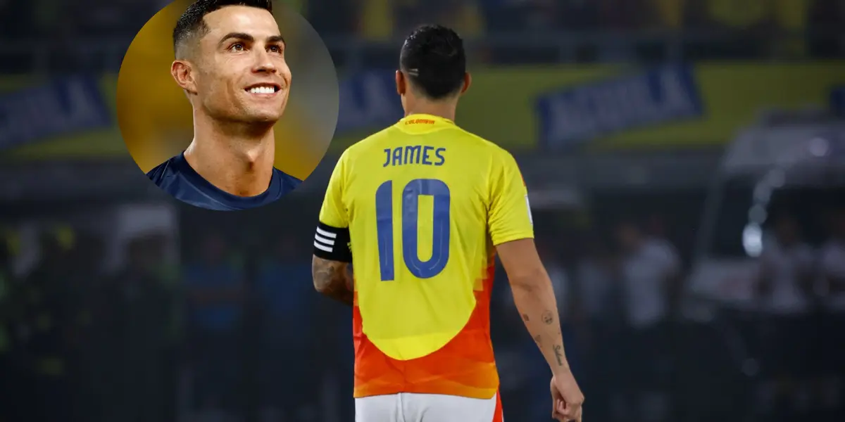 Cristiano Ronaldo tiene un plan que podría copiar James Rodríguez Foto: James Rodríguez y CR7