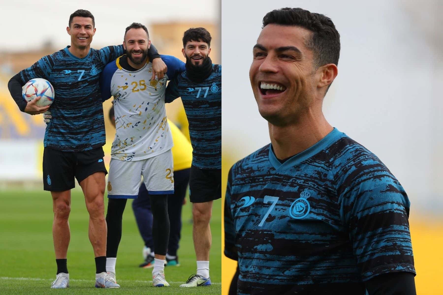 Cristiano Ronaldo tuvo un emotivo gesto con David Ospina en el Al Nassr.