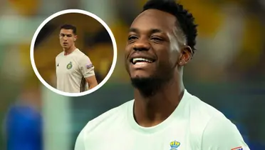 Cristiano Ronaldo y Jhon Jader Durán Foto: Al Nassr