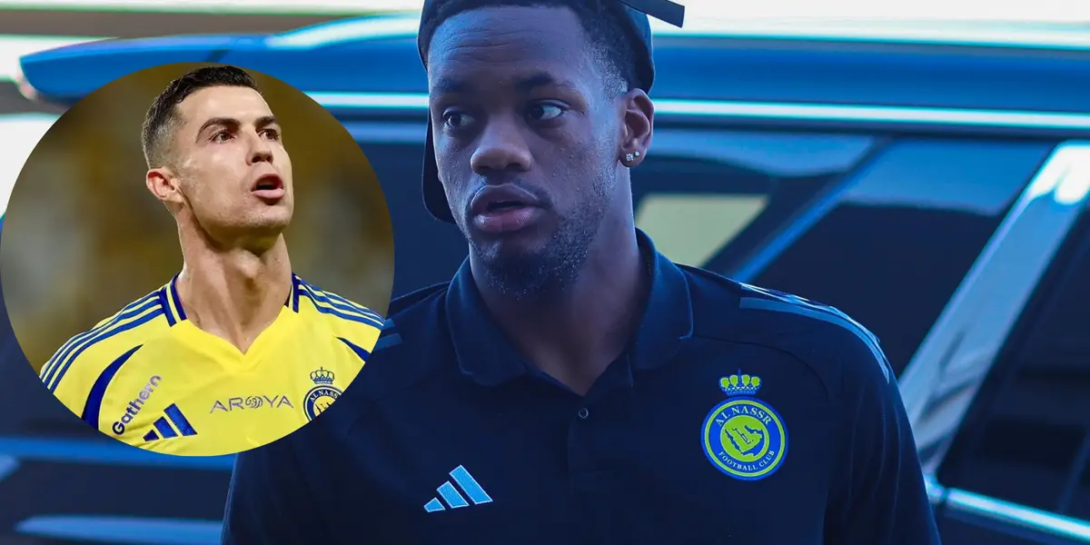 Cristiano Ronaldo y Jhon Jader Durán Foto: Al Nassr y Cristiano