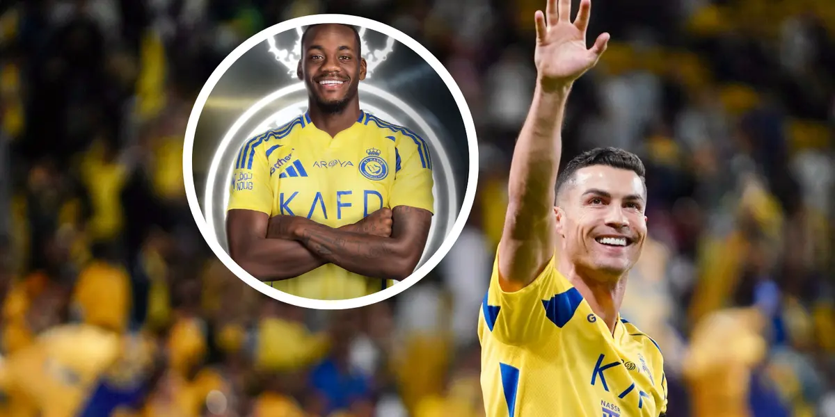 Cristiano Ronaldo y Jhon Jader Durán Foto: Fabrizio Romano y Cristiano