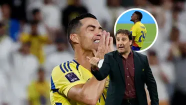 Cristiano Ronaldo y Néstor Lorenzo Foto: Fox Sports y AFP