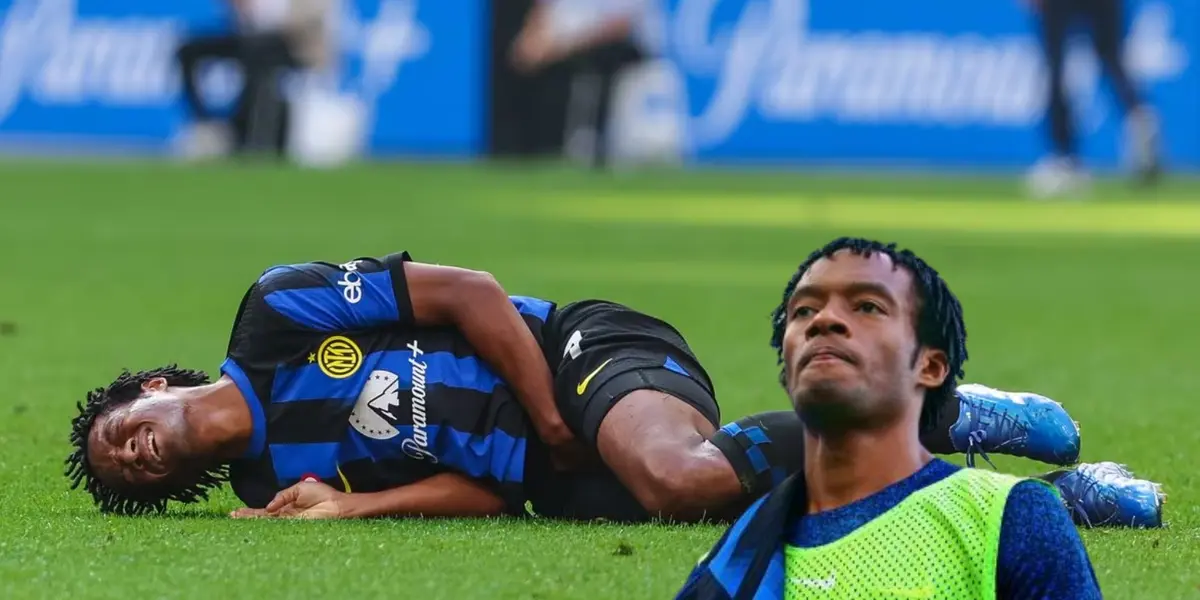 Cuadrado la pasa mal en el Inter. Foto tomada de El Heraldo y la Revista Semana.