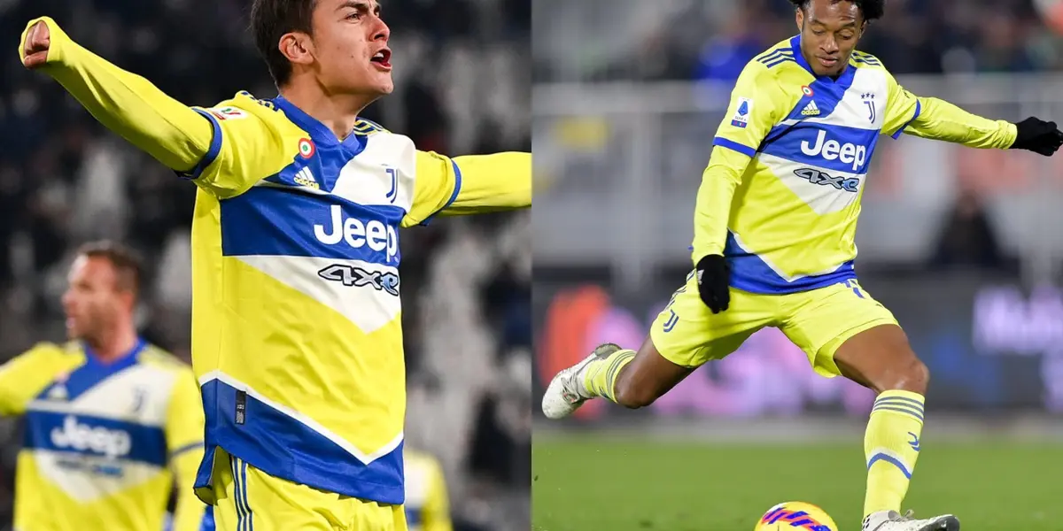 Cuadrado tuvo un gesto con Dybala, pero el argentino se lo devolvió diciéndole que el crack era él.