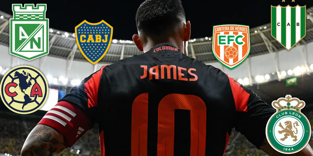 ¿Cuál será su futuro destino? Esto podría pasar con James Rodríguez en unos años Foto: James Rodríguez y Escudoteca