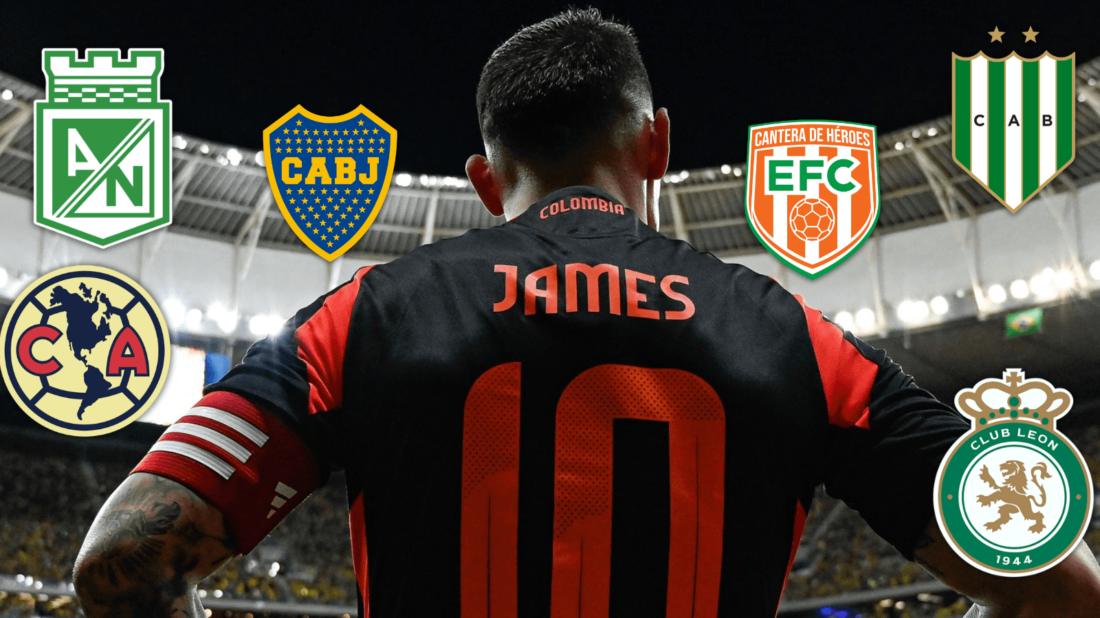 ¿Cuál será su futuro destino? Esto podría pasar con James Rodríguez en unos años Foto: James Rodríguez y Escudoteca