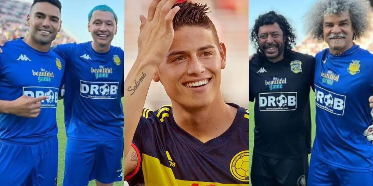 Cuatro cracks colombianos se dieron cita en Estados Unidos para jugar un partido de exhibición. 