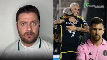 Cucho Hernández y Lionel Messi Foto: MLS, The Crew y El Futbolero