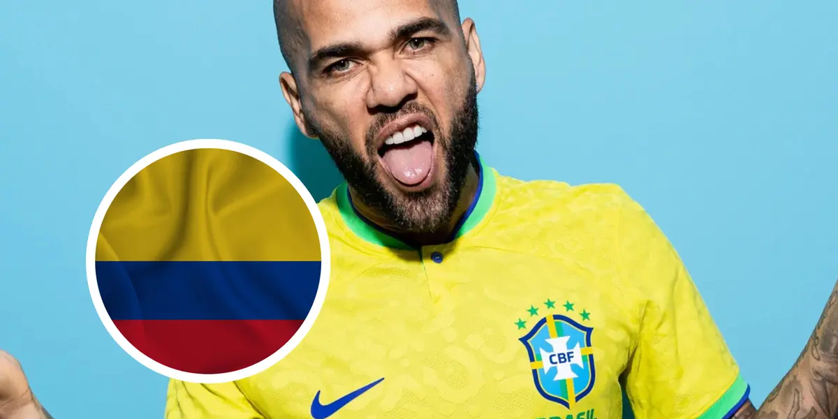 Dani Alves volvió a aparecer en redes y la foto sorprendió a toda Colombia Foto: FIFA y Pexels
