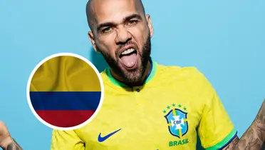 Dani Alves volvió a aparecer en redes y la foto sorprendió a toda Colombia  Foto: FIFA y Pexels